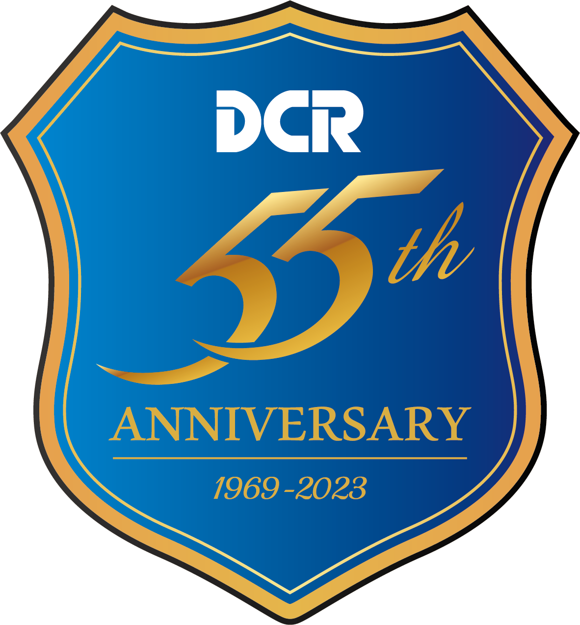 DCR創立55周年記念ロゴ