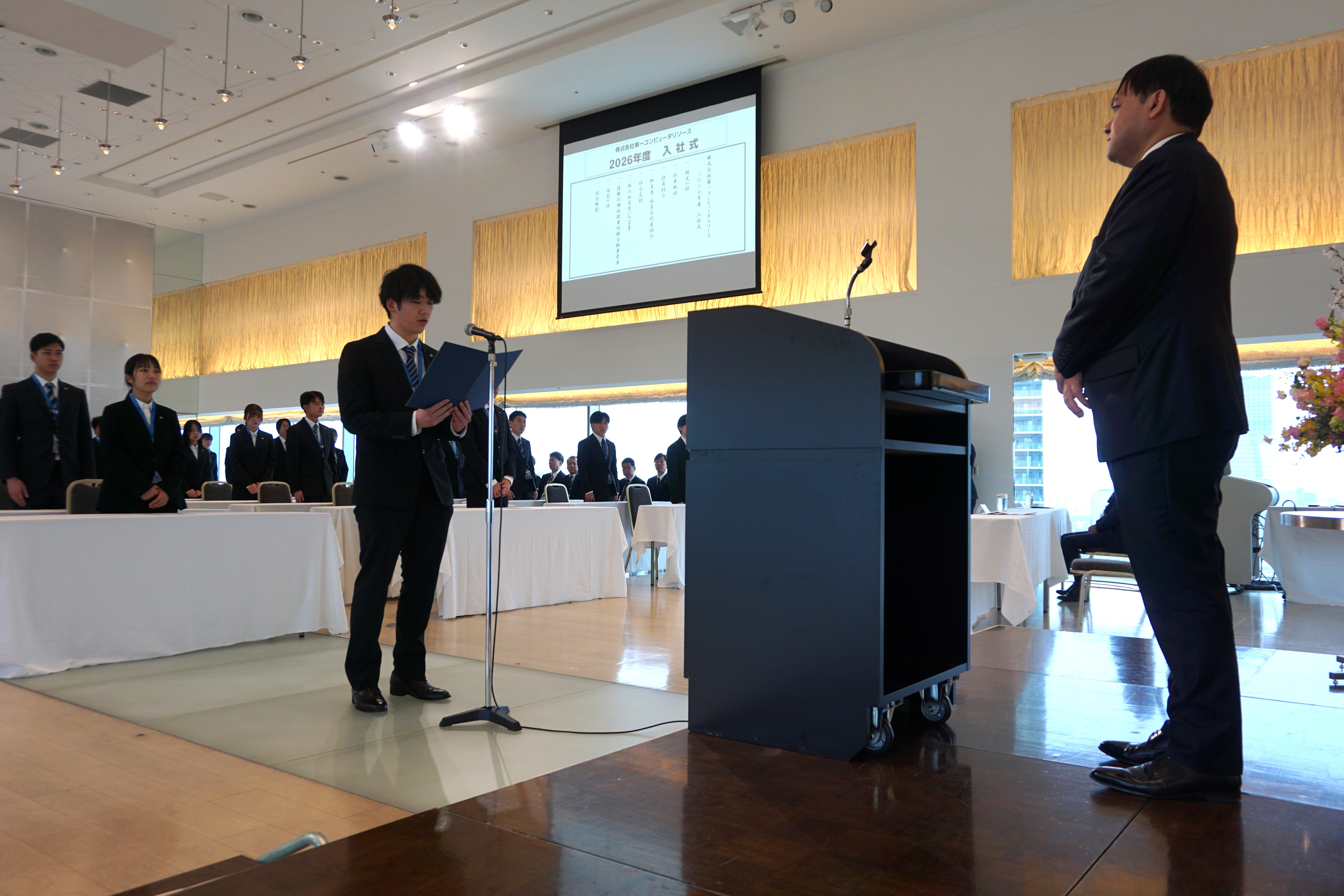 入社式4